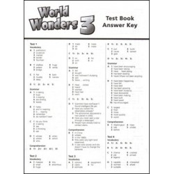 World Wonders 3 Test Book Answer Key