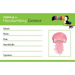 Penpals for Handwriting Pen Licence Cards (pack of 200)