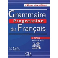 Grammaire Progressive du Francais 3e Edition Intermediaire Livre + CD + Livre Web