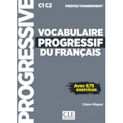 Vocabulaire Progr du Franc 2e Edition perfectionnement C1-C2 Livre + CD audio + Livre-web