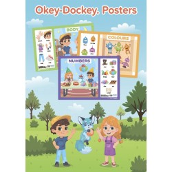 Okey-Dockey. Preschool English Posters А2 (набір плакатів)