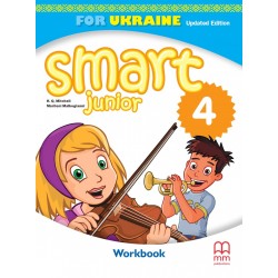 Smart Junior for Ukraine НУШ 4 Workbook Updated Edition with QR code
