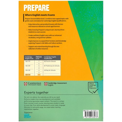 Prepare! Updated 2nd Edition Level 1 SB with eBook including Companion for Ukraine